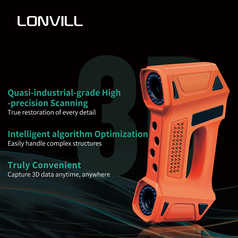 LONVILL Handheld 3D Scanning T - огляд і ціна Handheld 3D Scanner High Precision