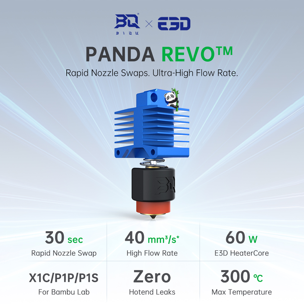 BIGTREETECH Panda revo P1 X1 H - огляд і ціна High Flow Ceramic Hotend
