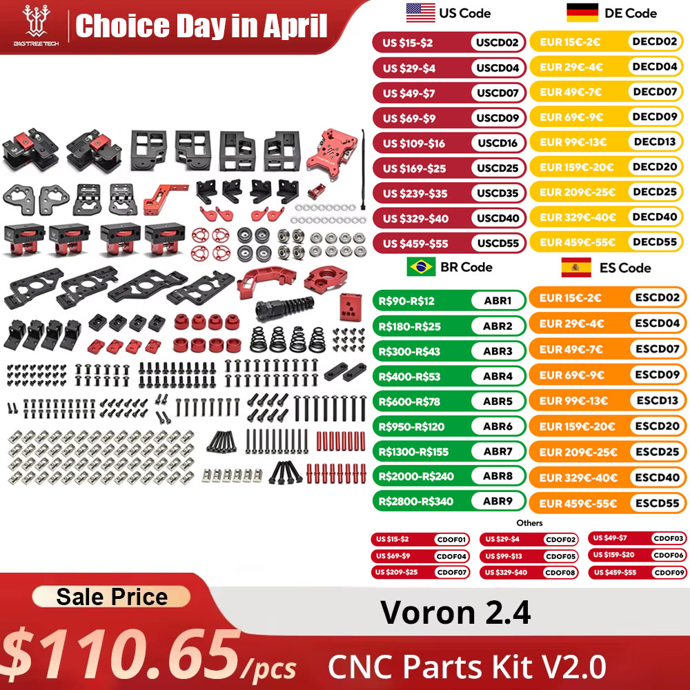 VORON 2.4 CNC Parts Kit V2.0 H - огляд і ціна Voron Trident Full Kit